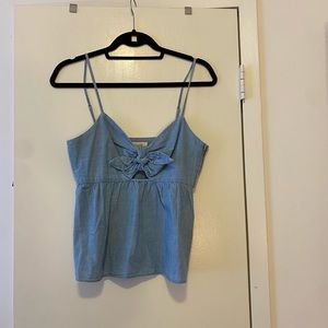 Madewell chambray denim tank
